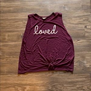 Love tank top